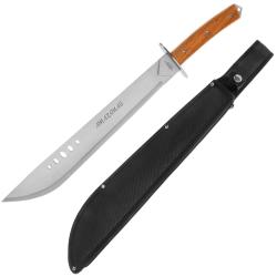 Machette Joker Amazonas - Full Tang - Balanc&eacute;e - Acier 3Cr13 - Manche Bois V&eacute;ritable - 58,7 cm