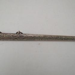 fourreau de dague d'officier de marine   de marine long de 24 cm pour une entr&eacute;e de 18 mm   superbe
