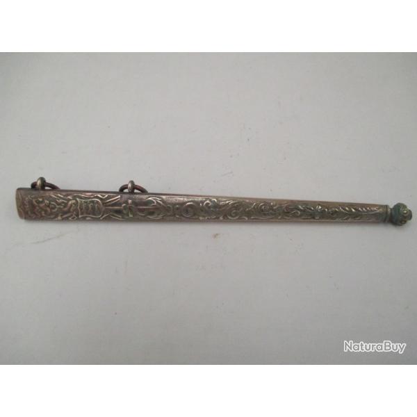fourreau de dague d'officier de marine   de marine long de 24 cm pour une entr�e de 18 mm   superbe