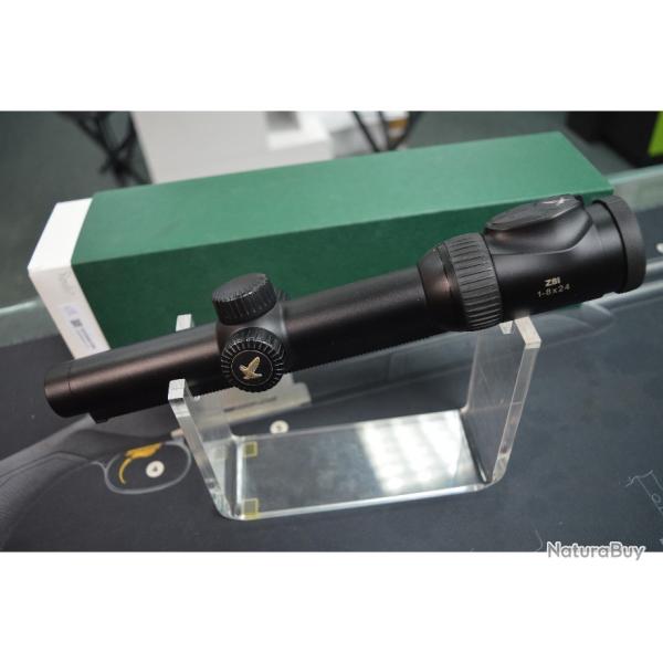 LUNETTE DE BATTUE SWAROVSKI Z8I  EN 1-8X24 RETICULE 4AI A RAIL D'OCCASION