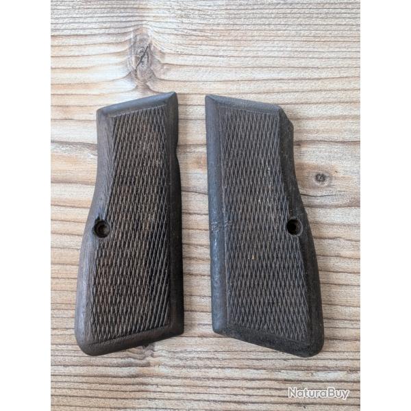 Plaquettes bois crosse Browning GP35