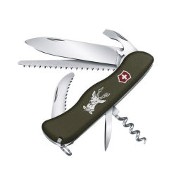 Victorinox 0.8573.4 Couteau Suisse Hunter OD Vert - 12&nbsp;Outils Multifonctions