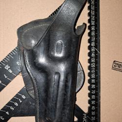 Holster cuir revolver made in france