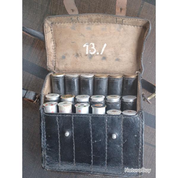 Sacoche Allemande, Luftwaffe ww2 compl�te, fus�es �clairantes, signalisation