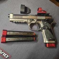 Pistolet Beretta 92X Performance - 9x19 - 5" - 3 Chargeurs - D&eacute;tente Match