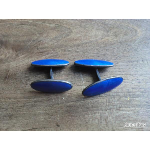 bouton de manchette vintage sterling 925