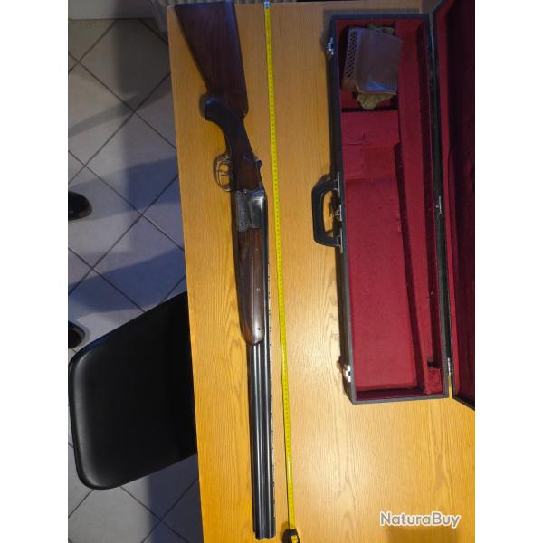 Fusil cal 12 de parque aya ,model coral tres bon �tat, fournis avec valise de transport d origine