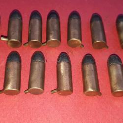 Lot de 14 cartouches 7MM broche anciennes marquage 7