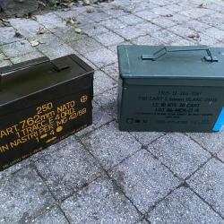 Lot deux caisses munitions 1� sans prix de reserve