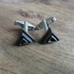 bouton de manchette vintage alpaka