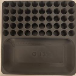 Plateau de rechargement noir pour etui allant jusqu'&agrave; un Diam&egrave;tre de 13,2 mm