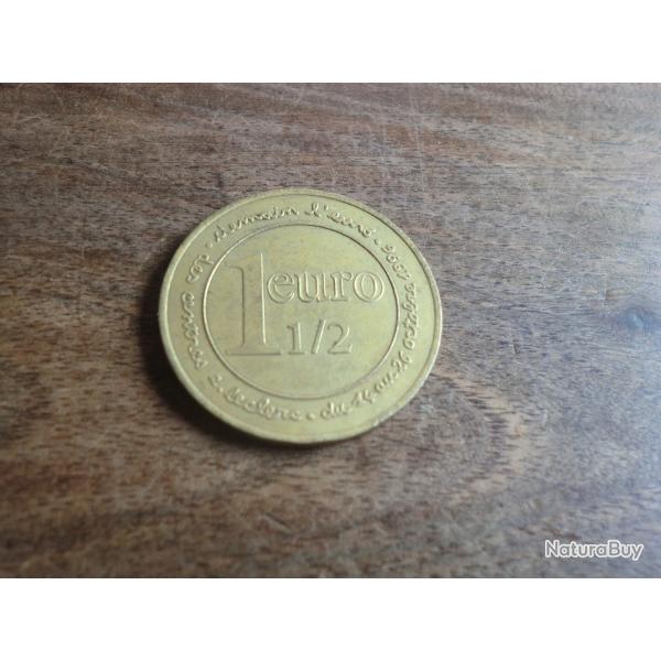 monnaie m�daille demain l'euro 1 euro  1/2