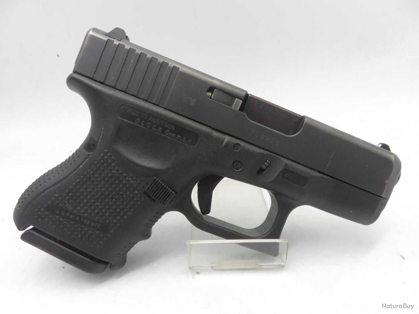 GLOCK 26 GEN 4 9X19 REF: 6168 - Pistolets de Catégorie B (14625554)