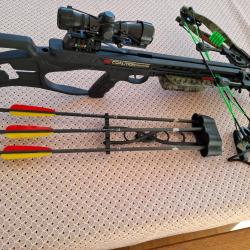 Arbalete &agrave; poulie PSE COALITION FRONTIER &eacute;tat neuf tir&eacute; 3 fl&egrave;ches