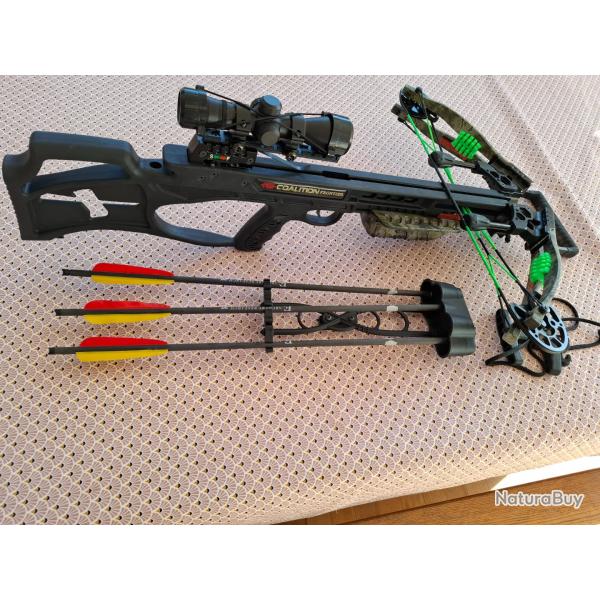 Arbalete � poulie PSE COALITION FRONTIER �tat neuf tir� 3 fl�ches