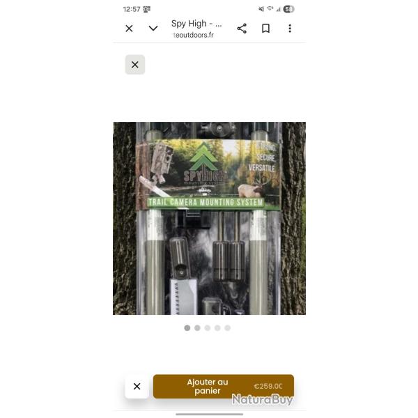 Kit mise en place pi�ge photographique et cam�ras de s�curit�