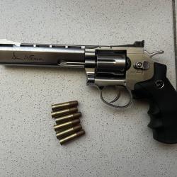 Revolver Dan wesson 6 pouces silver 4.5mm bbs co2 Asg