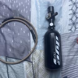 HPA : bouteille + r&eacute;gulateur + flexible