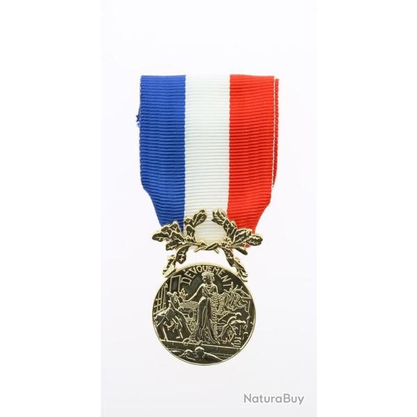 M�daille Acte de Courage et D�vouement Vermeil
