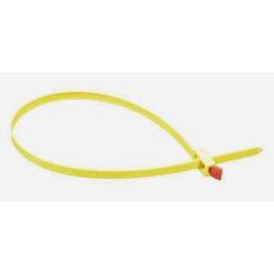 Menottes d'entrainement plastiques r&eacute;utilisables - Jaune