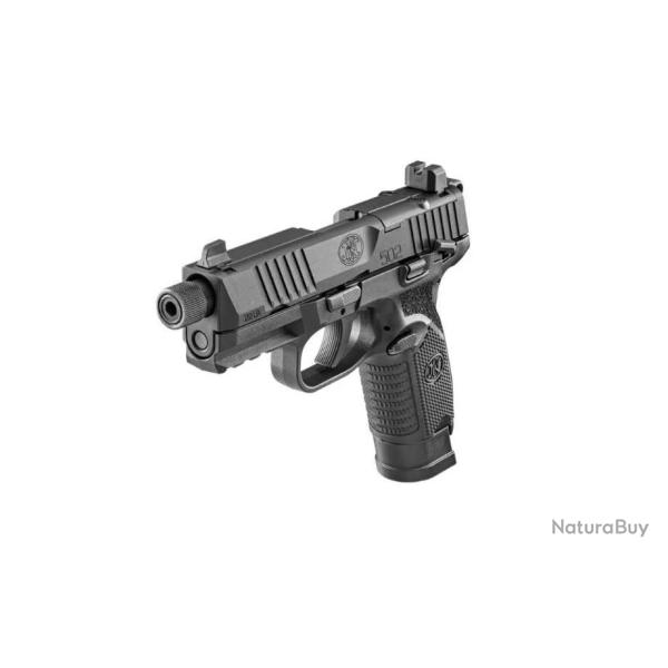 *Extra Promo ! Pistolet FN 502 Tactical Black - 22LR - 10 & 15CPS - Fil. 1/2x28 - FN66-10101090FN