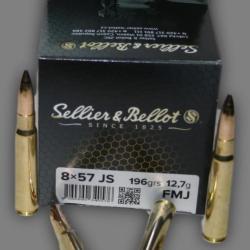 MUNITIONS S&B SPCE 196GR CAL. 8X57 JS X50