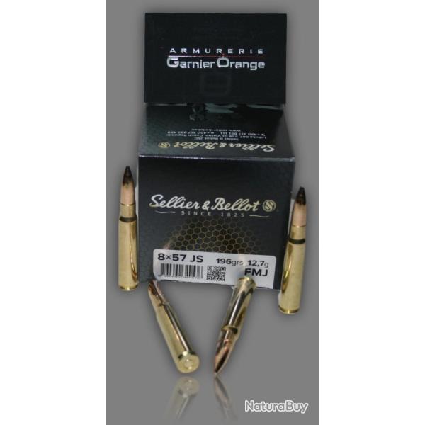 MUNITIONS S&B SPCE 196GR CAL. 8X57 JS X50