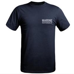 T SHIRT STRONG MARINE NATIONALE A10 EQUIPMENT NEUF BLEU MARINE