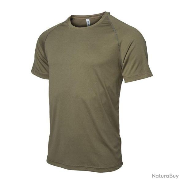 T SHIRT EASY CLIM FRENCH ARMY KAKI A.R.E.S NEUF VERT