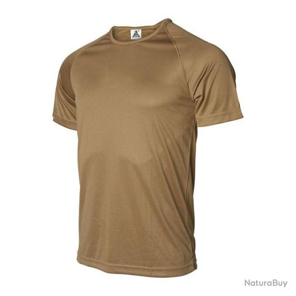 T SHIRT EASY CLIM FRENCH ARMY COYOTE A.R.E.S NEUF TAN