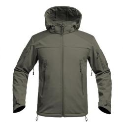 VESTE SOFTSHELL V2 FIGHTER VERT OLIVE - A10 EQUIPMENT NEUF OD XS