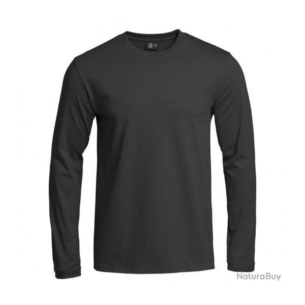 T-SHIRT STRONG NOIR MANCHE LONGUE - A10 EQUIPMENT NEUF NOIR L