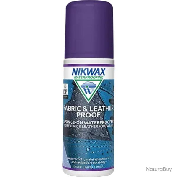 FABRIC AND LEATHER PROOF �PONGE 125ML - NIKWAX NEUF U UNIQUE