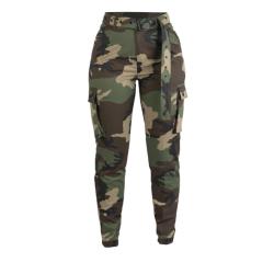 PANTALON FEMME ARMY WOODLAND - MILTEC NEUF XS WOODLAND