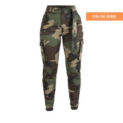 PANTALON FEMME ARMY WOODLAND - MIL-TEC NEUF XS WOODLAND