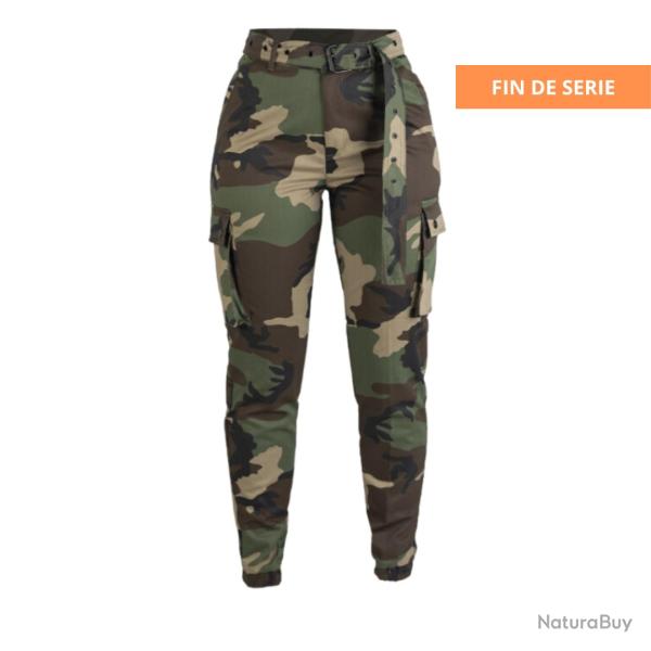 PANTALON FEMME ARMY WOODLAND - MIL-TEC NEUF XS WOODLAND