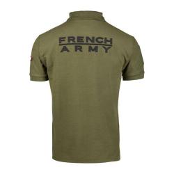 POLO FRENCH ARMY VERT KAKI A.R.E.S NEUF KAKI