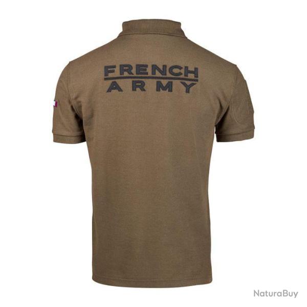POLO FRENCH ARMY COYOTE A.R.E.S NEUF COYOTE