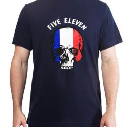 T SHIRT PATRIOTIC SKULL FRANCE BLEU 5.11 TACTICAL NEUF BLEU