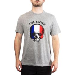 T SHIRT PATRIOTIC SKULL FRANCE GRIS 5.11 TACTICAL NEUF GRIS