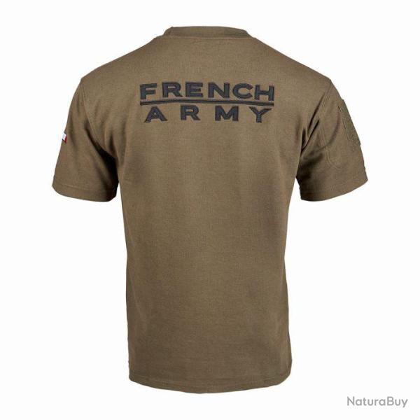 T SHIRT FRENCH ARMY COYOTE A.R.E.S NEUF COYOTE