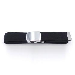 CEINTURE NOIR CHROME - OPEX NEUF U NOIR