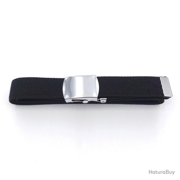 CEINTURE NOIR CHROME - OPEX NEUF U NOIR