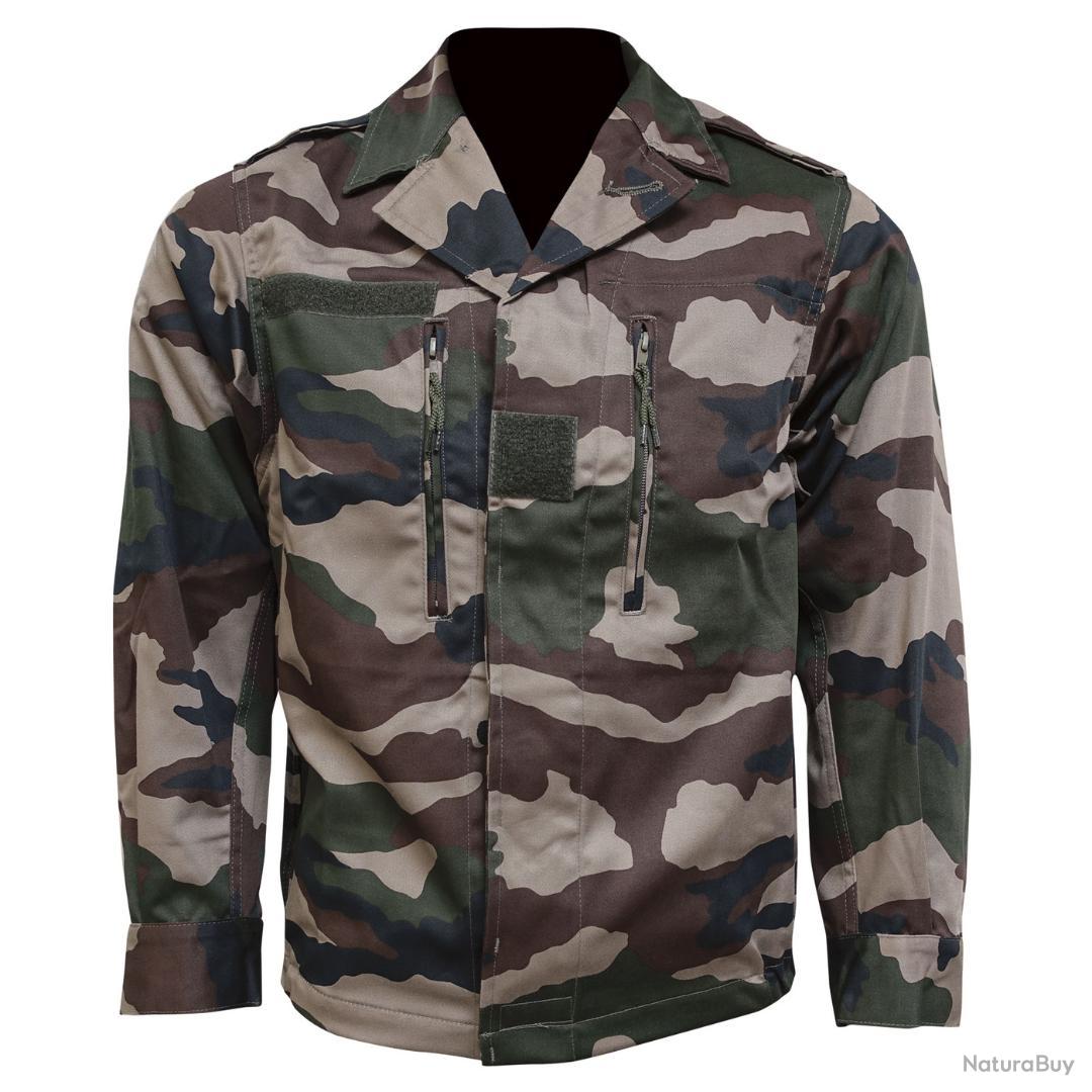 Veste Militaire F2 Camouflage Centre Europe - Occasion Très Bon état, Polyvalente Toutes Saisons