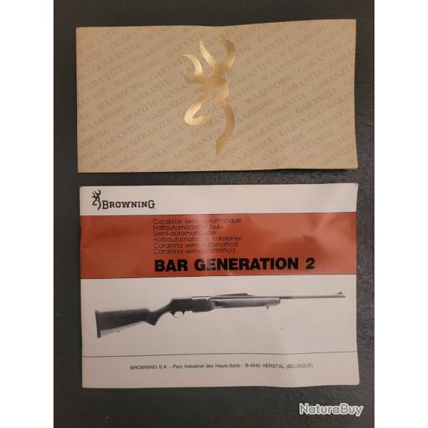 Manuel Browning BAR G�n�ration II
