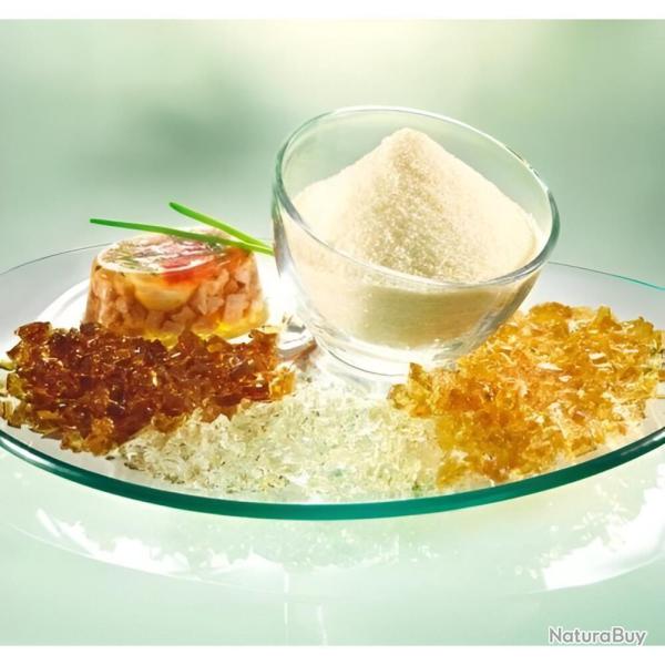 FEUILLE DE GELATINE BOVINE 170 BLOOMS /10