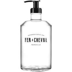 FLACON EN VERRE + POMPE - FER A CHEVAL