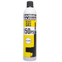 Bouteille de gaz Swiss Arms 150 PSI avec silicone 600 ml