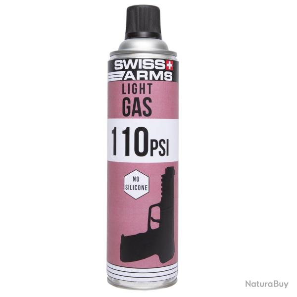 Bouteille de gaz sec Swiss Arms Light 110 PSI 400 ml