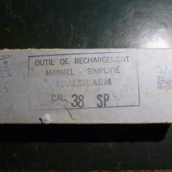 kit de rechargement manuel spalek'arm pour 38 sp&eacute;cial